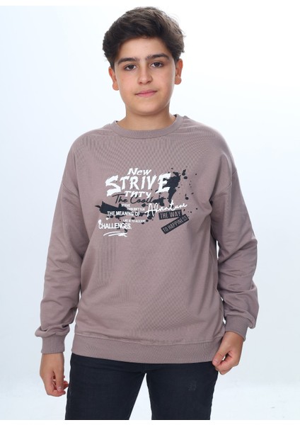 Erkek Çocuk New Strıve Baskılı Sweatshirt