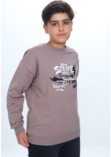 Erkek Çocuk New Strıve Baskılı Sweatshirt fırsatları