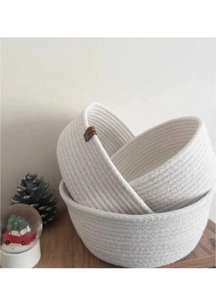 El Yapımı 3'lü Sepet Takımı, Ev, Mutfak ve Banyo Dekoru