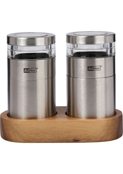 Molto Menage-Set, Pfeffer, Salz Mühlen, 3 Parça