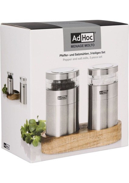 Molto Menage-Set, Pfeffer, Salz Mühlen, 3 Parça fiyatları
