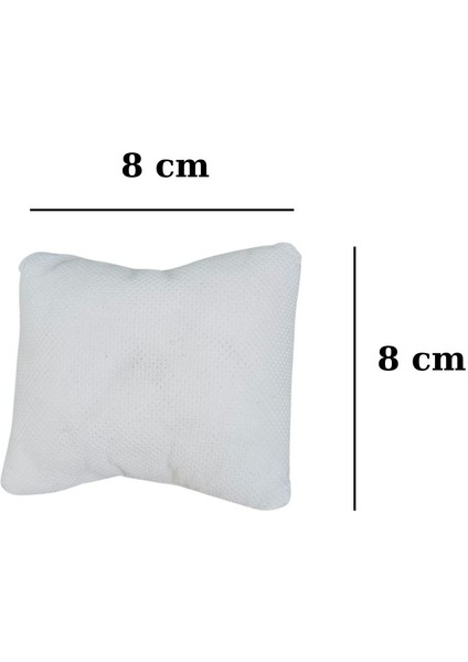 8'li Yastık Düzenleyici, Beyaz, Saat, Bileklik ve Kelepçe Saklama 8x8 cm modelleri