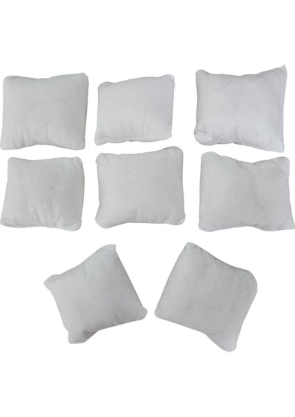8'li Yastık Düzenleyici, Beyaz, Saat, Bileklik ve Kelepçe Saklama 8x8 cm fırsatları