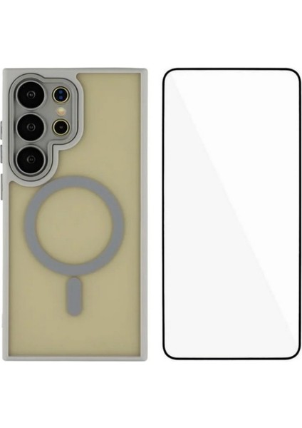Samsung Galaxy S23 Ultra Pc Tpu Telefon Kılıfı Magsafe ile Uyumlu (Yurt Dışından)