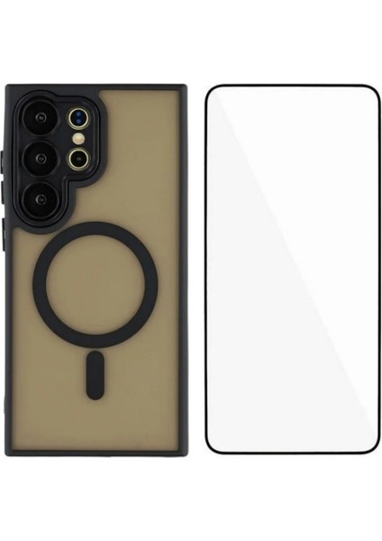 Samsung Galaxy S23 Ultra Pc Tpu Telefon Kılıfı Magsafe ile Uyumlu (Yurt Dışından)