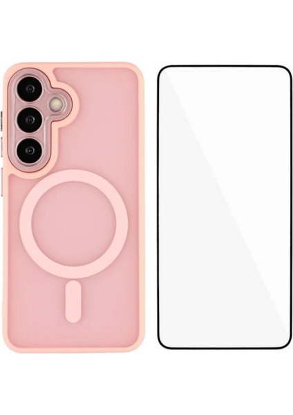 Samsung Galaxy S24 Pc Tpu Telefon Kılıfı Magsafe ile Uyumlu (Yurt Dışından)