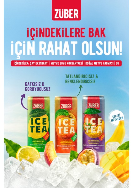 Ice Tea Şeftali 250ml X 12 Adet