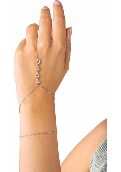 925 Ayar Gümüş Kalpli Taşlı Şahmeran modelleri