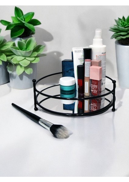 Şık ve Fonksiyonel Siyah Makyaj Düzenleyici, Pratik ve Tarz Sahibi Tasarım