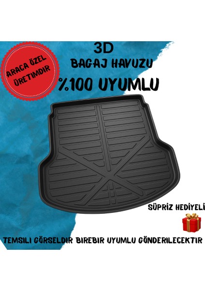 Hyundai Tucson 2005 ve 2011 3D Bagaj Havuzu