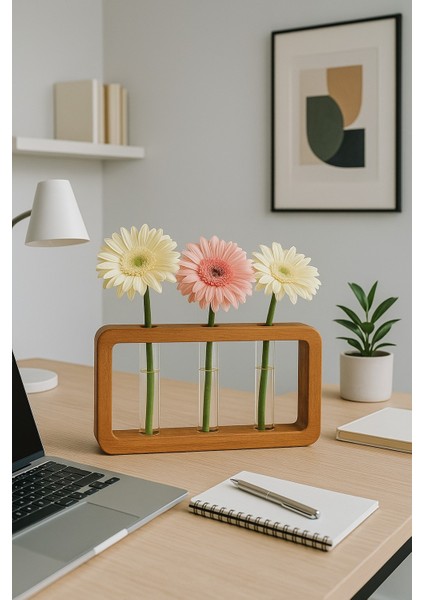 Hidroponik Ahşap Vazo 17 cm x 34 cm indirimleri