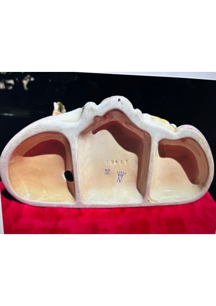 1970 Ler Capodimonte Biblo 22,5 cm x 16 cm x 12 cm Ölçülerinde - Atıksız Çatlaksız Sorunsuz fırsatları