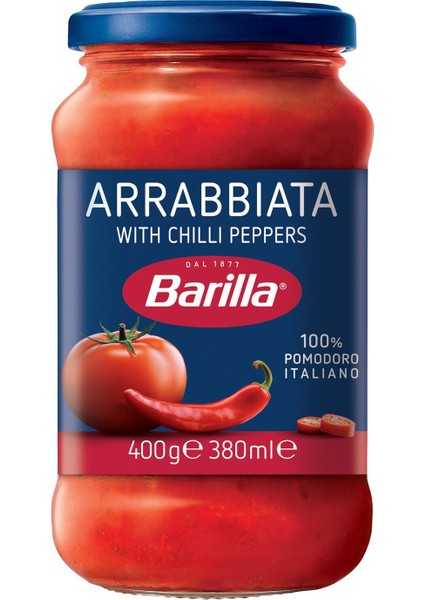 Basilico ve Arrabiatta Makarna Sosu 400 gr 2 Li Set