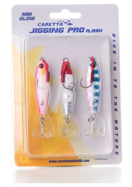 Jiggin Pro Mix Glow 3 Lü Set