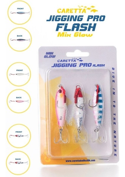 Jiggin Pro Mix Glow 3 Lü Set fiyatları