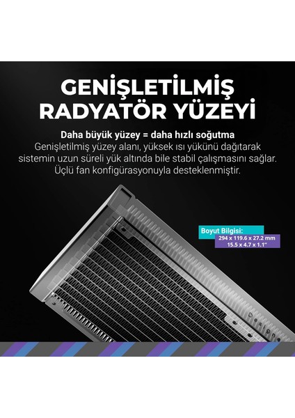 Masterliquid Core 360L Argb Işlemci Sıvı Soğutucu