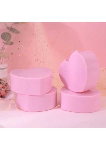 Pembe Kalp Şekilli Takı ve Makyaj Saklama Kutusu, Aynalı Organizer fiyatları