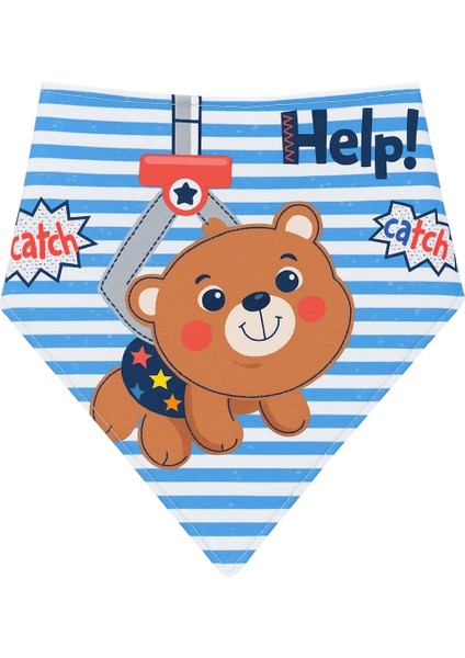 Erkek Bebek Fular Önlük 1