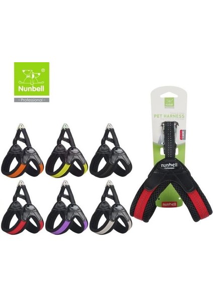 Neoprenli, Reflektörlü Küçük Irk Köpek Göğüs Tasması No: 2 (2-4 kg Arası)