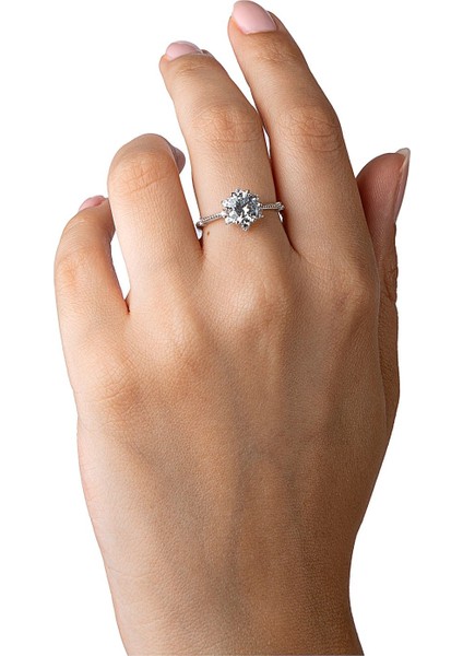 925 Ayar Gümüş Lotus Figürlü Yükseltili Ince Bantlı Oymalı Yüzük fiyatları