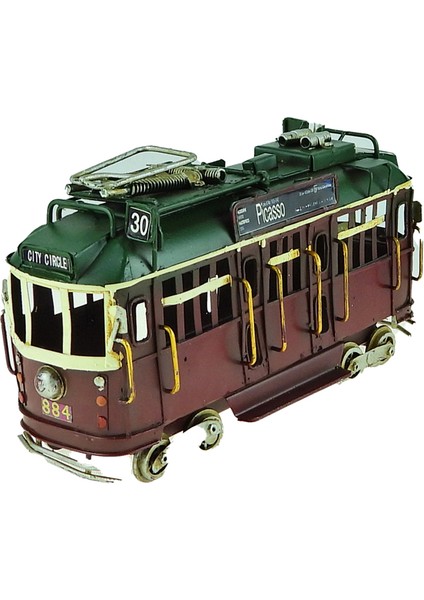 Dekoratif Metal Tramway Klasik 20 cm