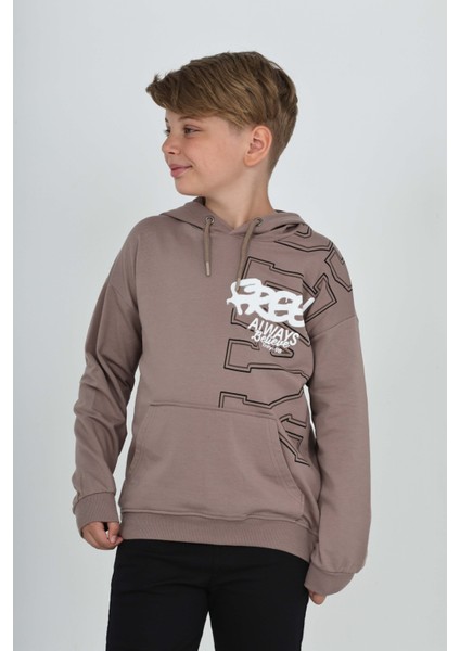 Erkek Çocuk Stay Baskılı Sweatshirt