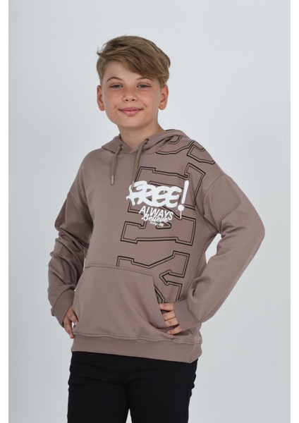 Erkek Çocuk Stay Baskılı Sweatshirt fırsatları