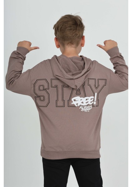 Erkek Çocuk Stay Baskılı Sweatshirt indirimleri