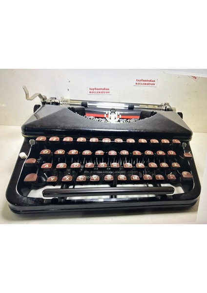 1952 Express Marka Alman Nadir Bakalit Kasalı Çantalı Daktilo modelleri