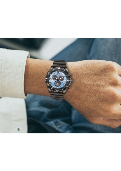 AT2567-18L Mavi Kadranlı Chronograph Eco-Drive Erkek Kol Saati modelleri