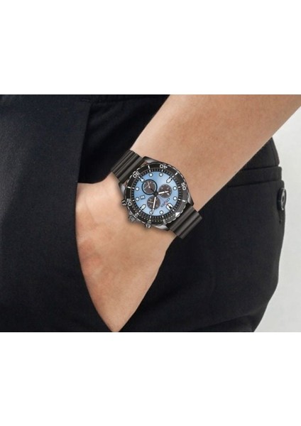 AT2567-18L Mavi Kadranlı Chronograph Eco-Drive Erkek Kol Saati indirimleri