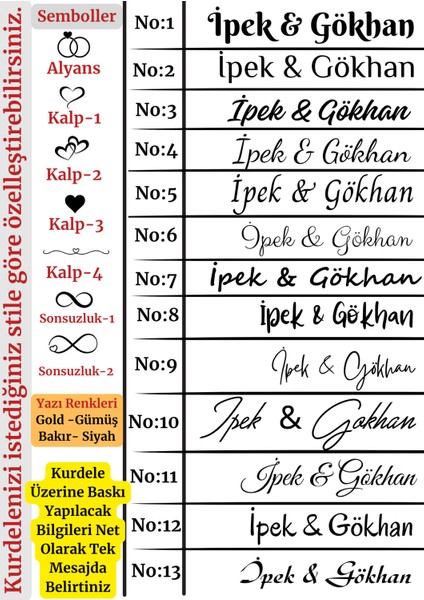 Kişiye Özel Söz Kurdelesi – Sade & İsim Baskılı Kırmızı Krep Kumaş Kurdele fiyatları