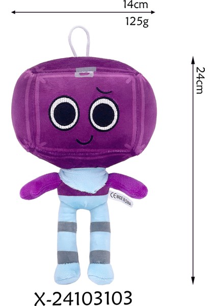 Yeni 1 Adet Karikatür Iyi Şans Peluş Bebek Aydınlanma Farkındalık Peluş Oyuncak Kolye (Yurt Dışından)