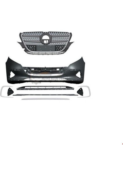 - Ön Tampon Set (Panjurlu) W447 Facelıft 2024- - A4478805203 + A4478889700
