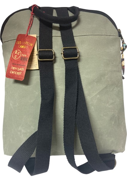 Vintage Kanvas Renkli Otantik Günlük Gezi Seyahat Sırt Çantası Lucas Bag 30 cm x 37 cm