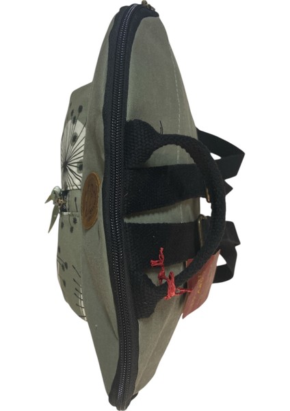 Vintage Kanvas Renkli Otantik Günlük Gezi Seyahat Sırt Çantası Lucas Bag 30 cm x 37 cm