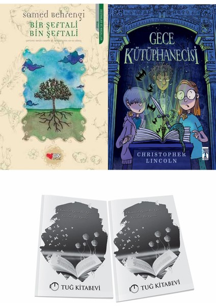 Bir Şeftali Bin Şeftali ve Gece Kütüphanecisi + Hediyeli