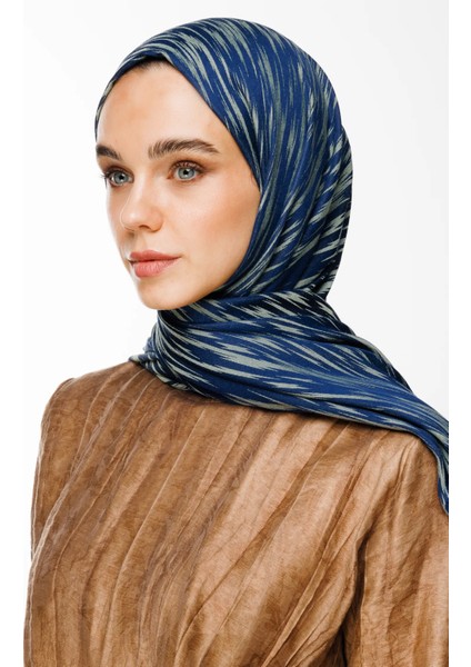 Selis Desen Çift Taraflı Şal Lacivert-Su Yeşili fiyatları