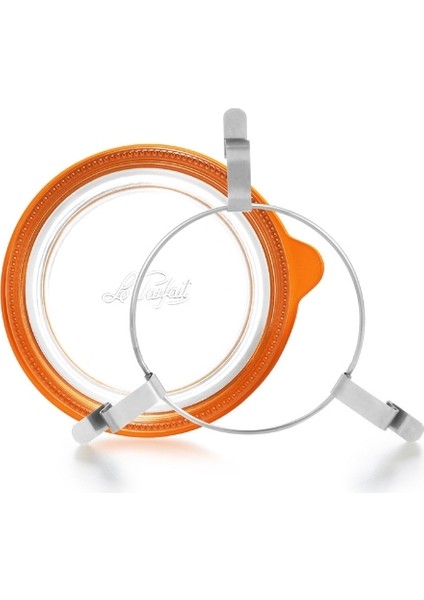 3 Klipsli Cam Kavanoz 425 ml (2 Adet) modelleri