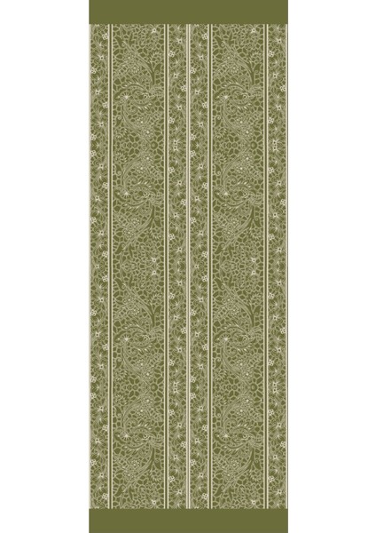 Lavin Desen Çift Taraflı Şal Haki-Somon indirimleri