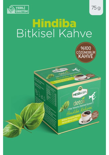 Chia Tohumu Ekstresi İçeren Hindiba Kahvesi Bitkisel Karışımlı Kahve 75 gr fiyatları