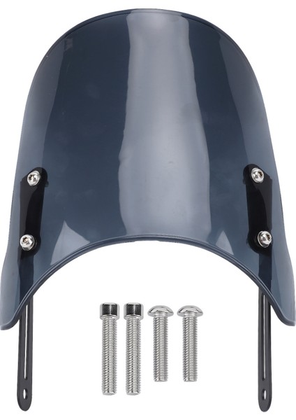 Motosiklet Ön Cam Kırılmaz Pmma Paneli Ön Rüzgar Deflektörü Için Montaj Braketi ile Scrambler 400X 2023-2024 Dumanlı (Yurt Dışından)