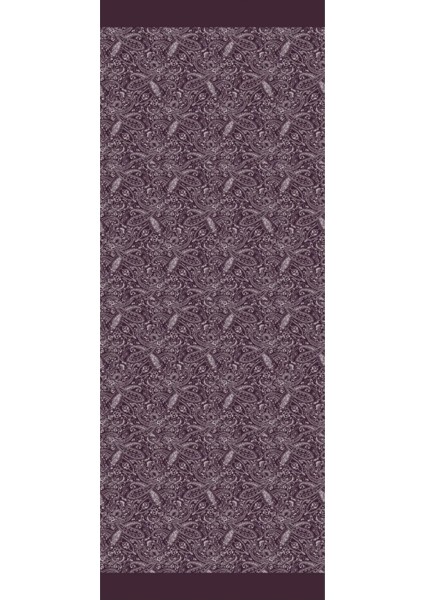 Velora Desen Çift Taraflı Şal Mor-Gri