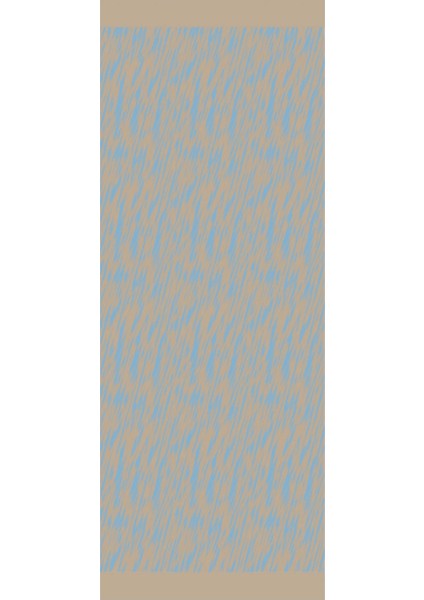 Selis Desen Çift Taraflı Şal Vizon-Turkuaz indirimleri