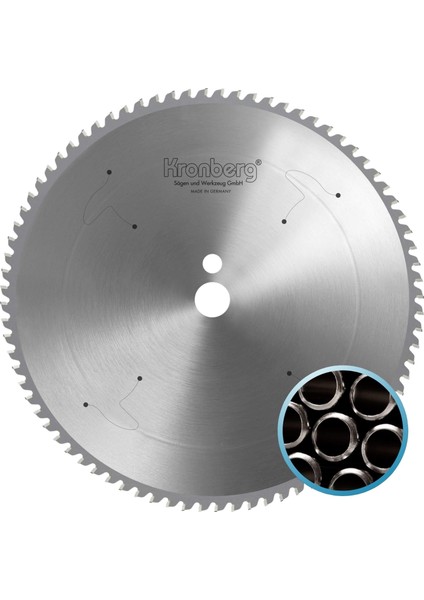 Kronberg 305X2.2X25.4MM 72TCG Diş Paslanmaz Profiller Için - Tct Elmas Daire Testere (Kuru Kesim)