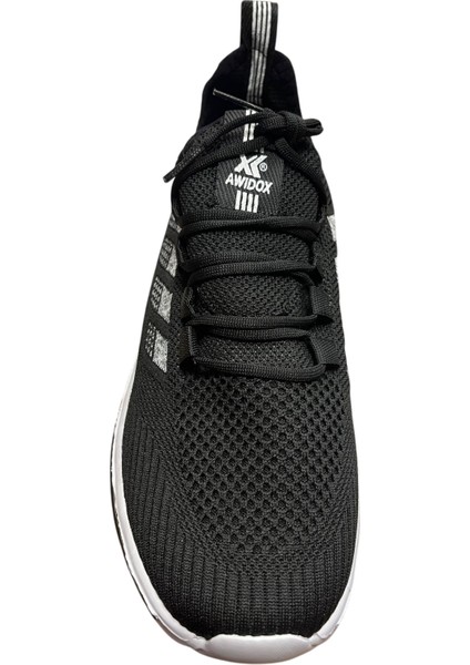Awidox Fileli Siyah Beyaz Erkek Sneakers Ayakkabı modelleri