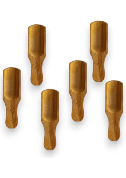 6'lı Ahşap Baharat ve Ölçü Kaşığı Seti, Mutfak Gereçleri fırsatları