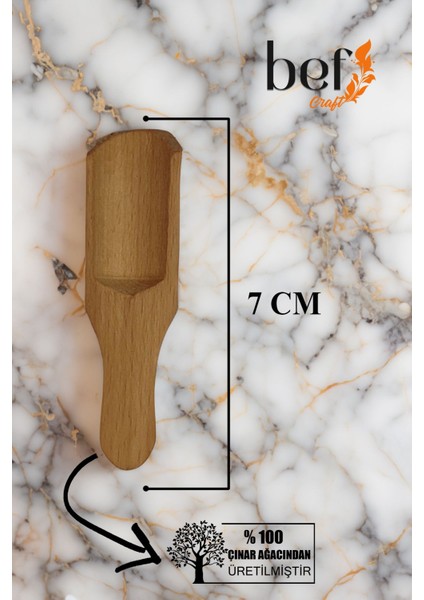 6'lı Ahşap Baharat ve Ölçü Kaşığı Seti, Mutfak Gereçleri