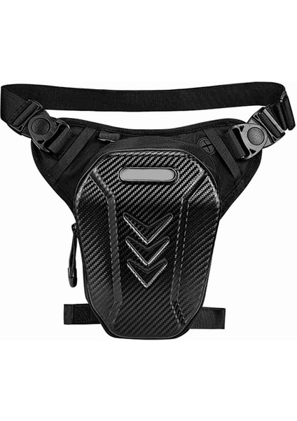 Bel Paketi Motosiklet Bacak Çantası Erkekler Kadınlar Için Açık Seyahat Yürüyüş Döngüsü Bacak Çantası Su Geçirmez Sert Kabuk Büyük Kapasiteli (Yurt Dışından)