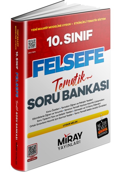 Miray 10. Sınıf Felsefe Konu Özetli Tematik Soru Bankası